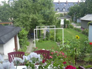 Garten hinter dem Haus